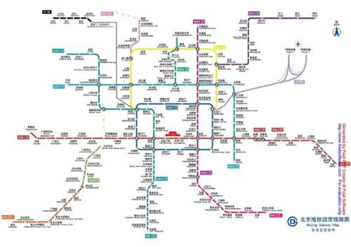 北京地铁线路图最新概览，城市脉络的全新展现