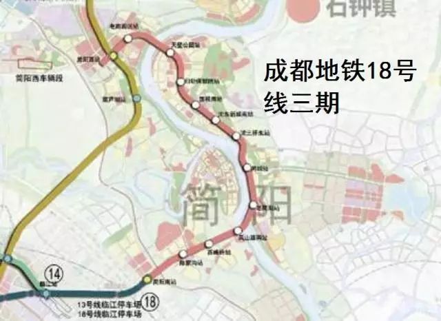 成都地铁18号线最新线路图，城市发展与交通建设的里程碑