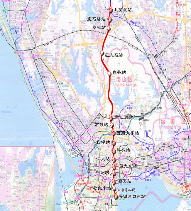 深圳地铁13号线最新线路图解读及前瞻