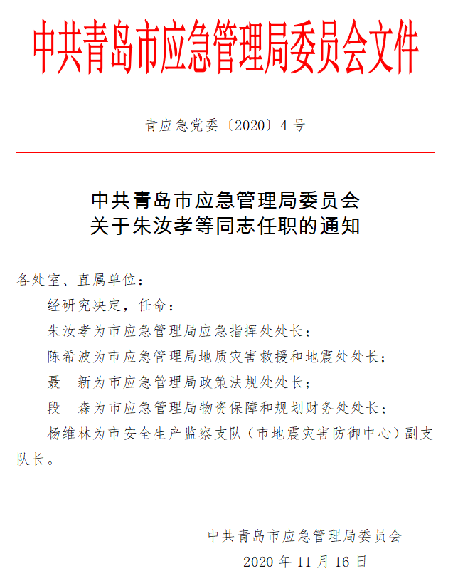 洪山区应急管理局人事任命完成，构建更强大的应急管理体系新篇章开启